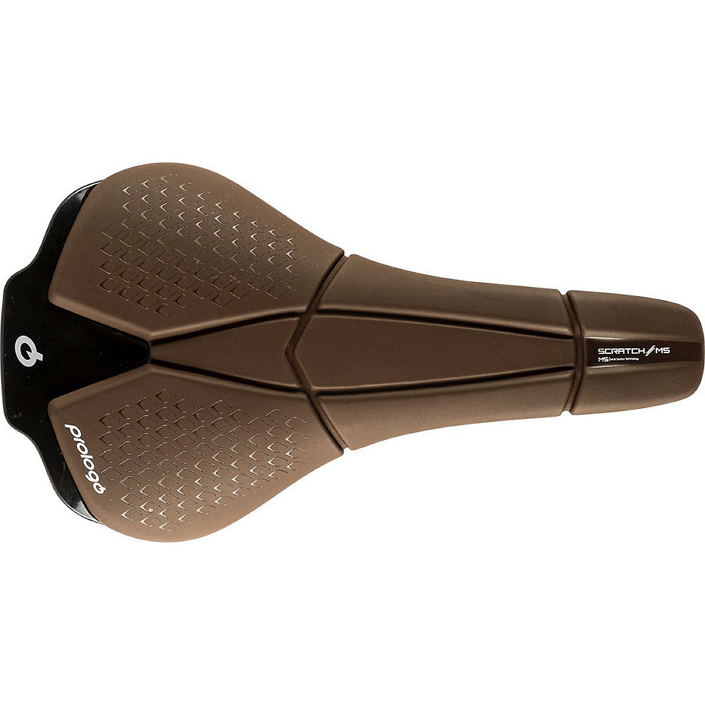 PROLOGO Scratch M5 Tirox Road Bike Saddle - Brown Stone - 250 x 140mm, Brown Stone