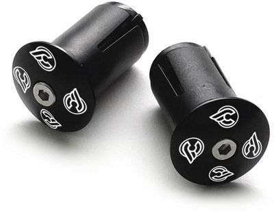 Cinelli Anodised End Plugs - Noir, Noir