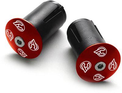 Cinelli Anodised End Plugs - Rouge, Rouge