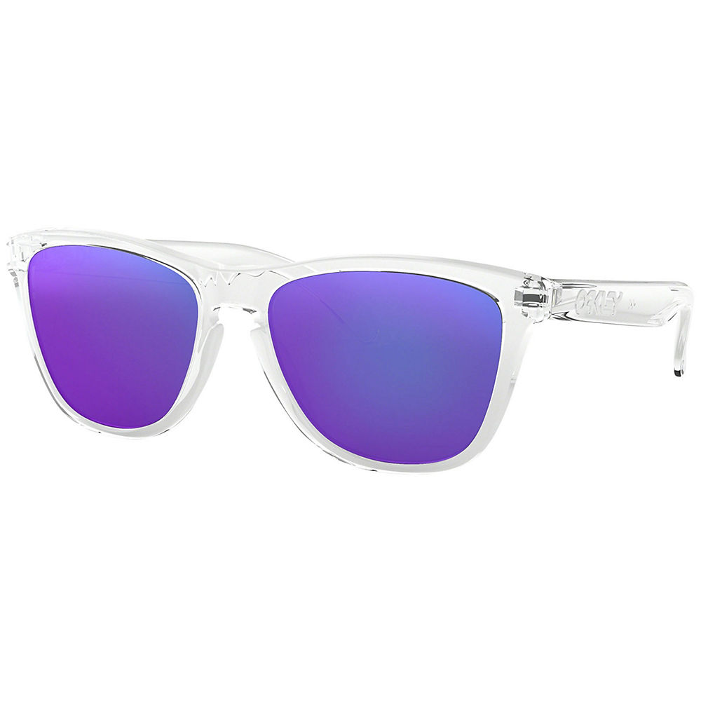 Oakley Frogskins Clear Prizm Violet Sunglasses - Polished Clear
