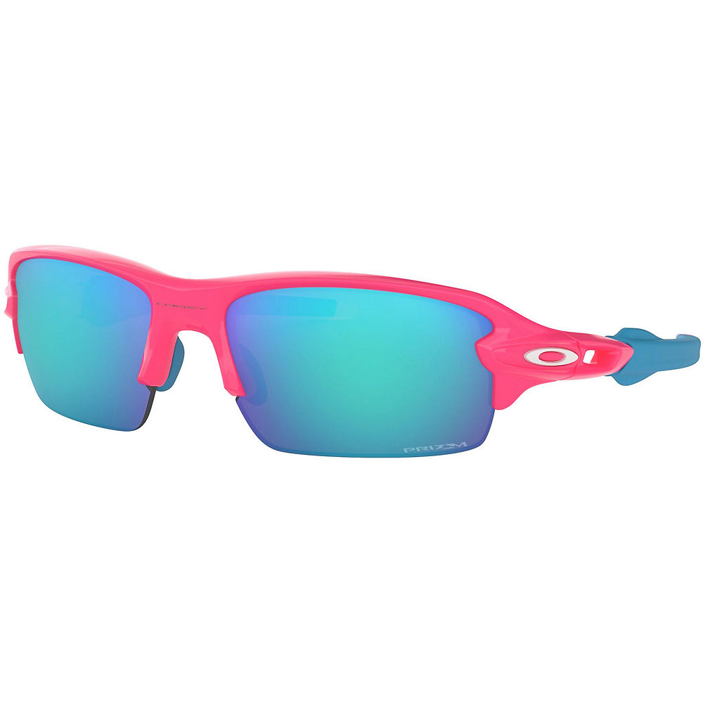 Oakley Flak XS Pink Prizm Sapphire Sunglasses - Rose néon