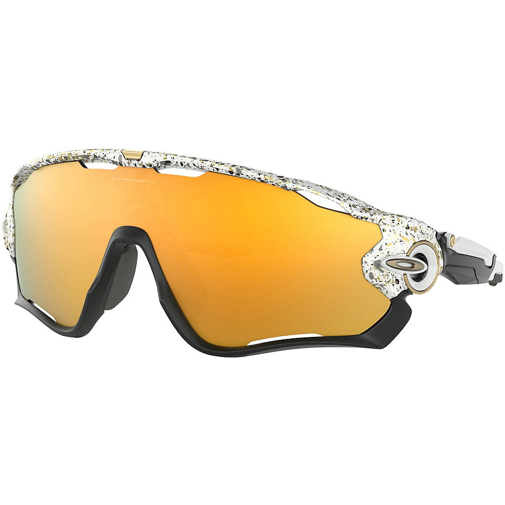 Oakley Jawbreaker Splatter White 24k Sunglasses