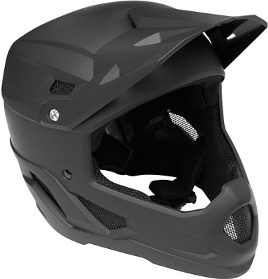 Brand-X DH1 Full Face MTB Cycling Helmet - Black - M (53-58cm)}, Black