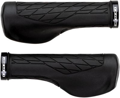 LifeLine Deep Palm Comfort Ergo Handlebar Grips - Black - 136mm}, Black