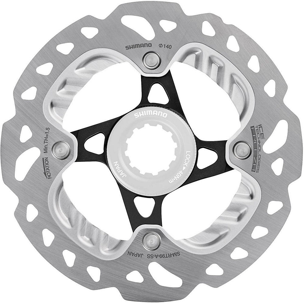 Shimano RT-99 Ice-Tech Freeza Disc Brake Rotor - Noir argent - 140mm, Noir argent