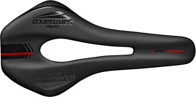 Selle San Marco GND Open-Fit Carbon FX Saddle - Noir/Noir - Wide - 145mm Wide, Noir/Noir