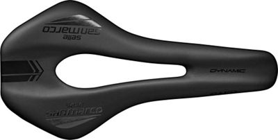 Selle San Marco GND Open-Fit Dynamic Saddle - Noir/Noir - Wide - 145mm Wide, Noir/Noir