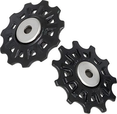 Campagnolo Record Rear Derailleur Jockey Wheels - Black, Black