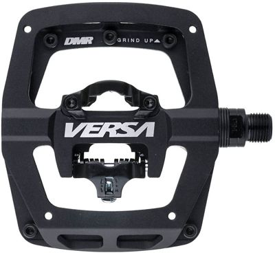 DMR Versa Dual Sided Flat and SPD Pedal - Black, Black