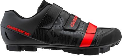 Gaerne Laser MTB SPD Shoes 2020 - BLACK-RED - EU 42.5}, BLACK-RED