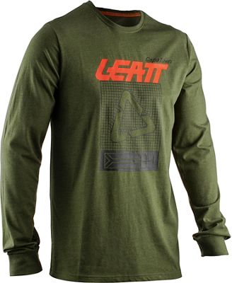 Leatt Mesh Long Sleeve T-Shirt - Vert/Noir - XL, Vert/Noir