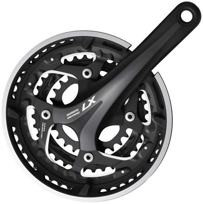 Shimano T671 10sp MTB Chainset - Noir - 48.36.26t