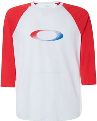 Oakley USA Gradient Ellipse 3-4 T-Shirt  - bianco - XXL, bianco