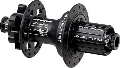 Spank Hex Gravel Rear MTB Hub - Noir - 12x 135-142mm, Noir