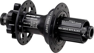 Spank Hex Rear Gravel and Mountain Bike Hub - Black - 12x 135-142mm, Black