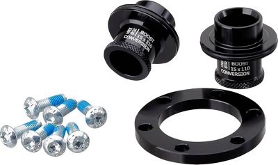 Spank Hex Front Hub Boost Conversion Kit - Black - 20x110mm}, Black