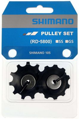 Shimano RD-5800 105 11 Speed Jockey Wheels - Black - Medium Cage}, Black