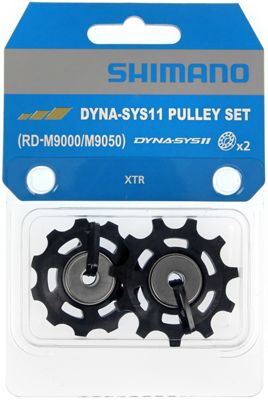 Shimano XTR RD-M9000 11 Speed Jockey Wheels - Black, Black