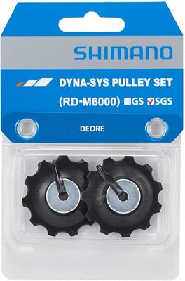 Shimano Deore RD-M6000 10 Speed Jockey Wheels - Black, Black