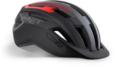 MET Allroad Helmet 2020 - Noir/Rouge - S, Noir/Rouge