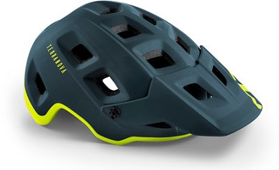 MET Terranova MTB Helmet (MIPS) 2020 - Blue-Lime, Blue-Lime
