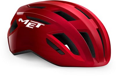 MET Vinci Road Helmet (MIPS) - Red Metallic-Glossy - S}, Red Metallic-Glossy