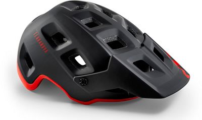 MET Terranova MTB Helmet 2020 - BLACK-RED - S}, BLACK-RED