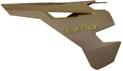 7 iDP Project 23 Helmet Visor 2020 - verde militare - One Size, verde militare