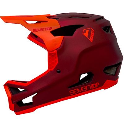 7 iDP Project 23 GF Full Face Helmet 2020 - Matte Dark Red-Gloss Thruster Red - XXL