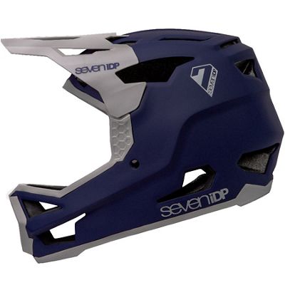 7 iDP Project 23 GF Full Face Helmet 2020 - Matte Deep Space Blue-Gloss Grey - XS