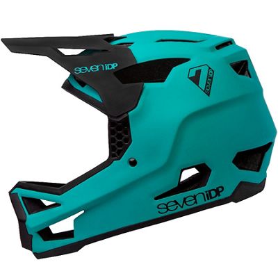 7 iDP Project 23 GF Full Face Helmet 2020 - Matte Teal-Gloss Black