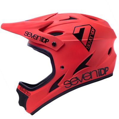 7 iDP Youth M1 Full Face Helmet 2020 - Matte Thruster Red-Black