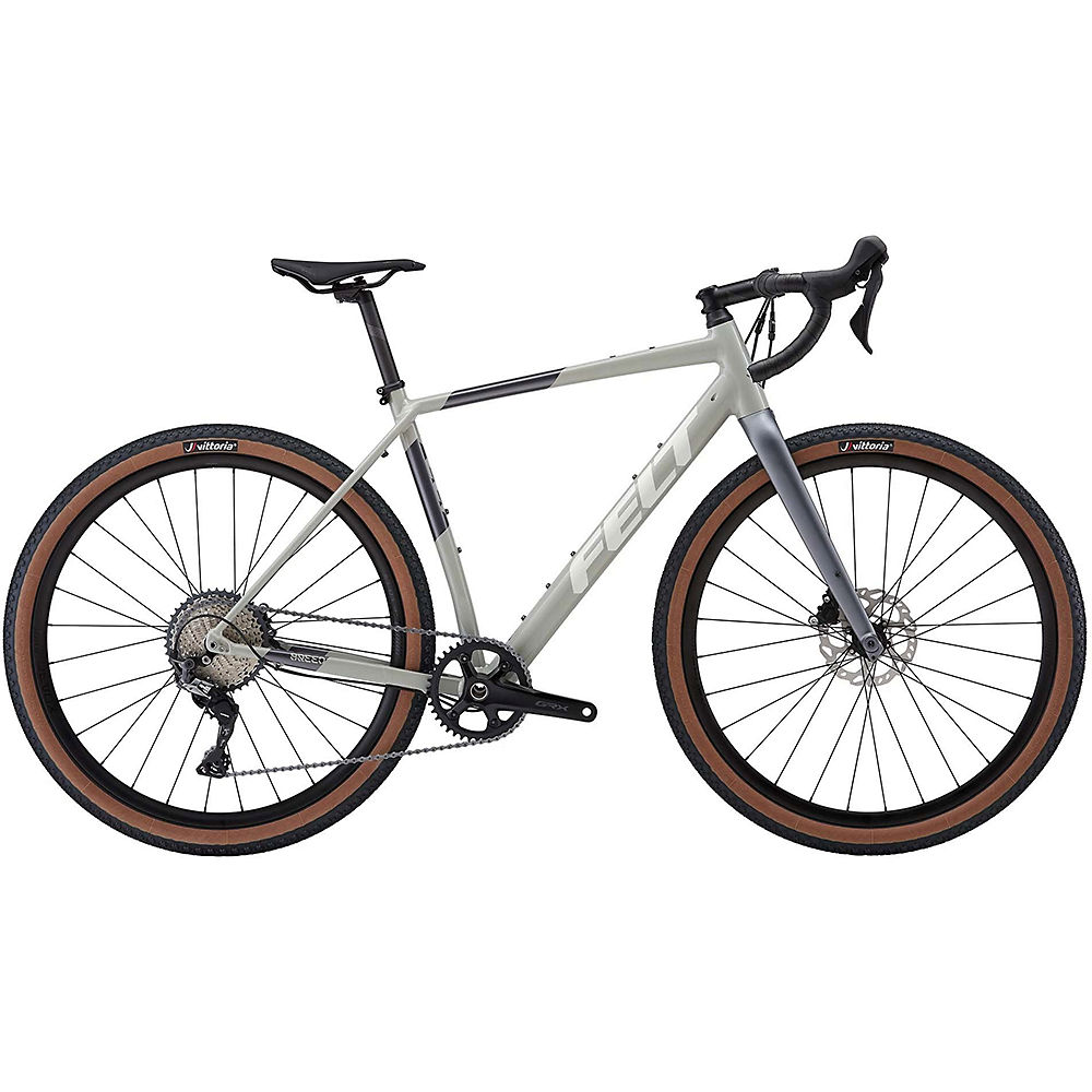 Image of Felt Breed 30 Adventure Road Bike 2020 - Satin Dove Grey - Satin Chalk - 58cm (22.75"), Satin Dove Grey - Satin Chalk