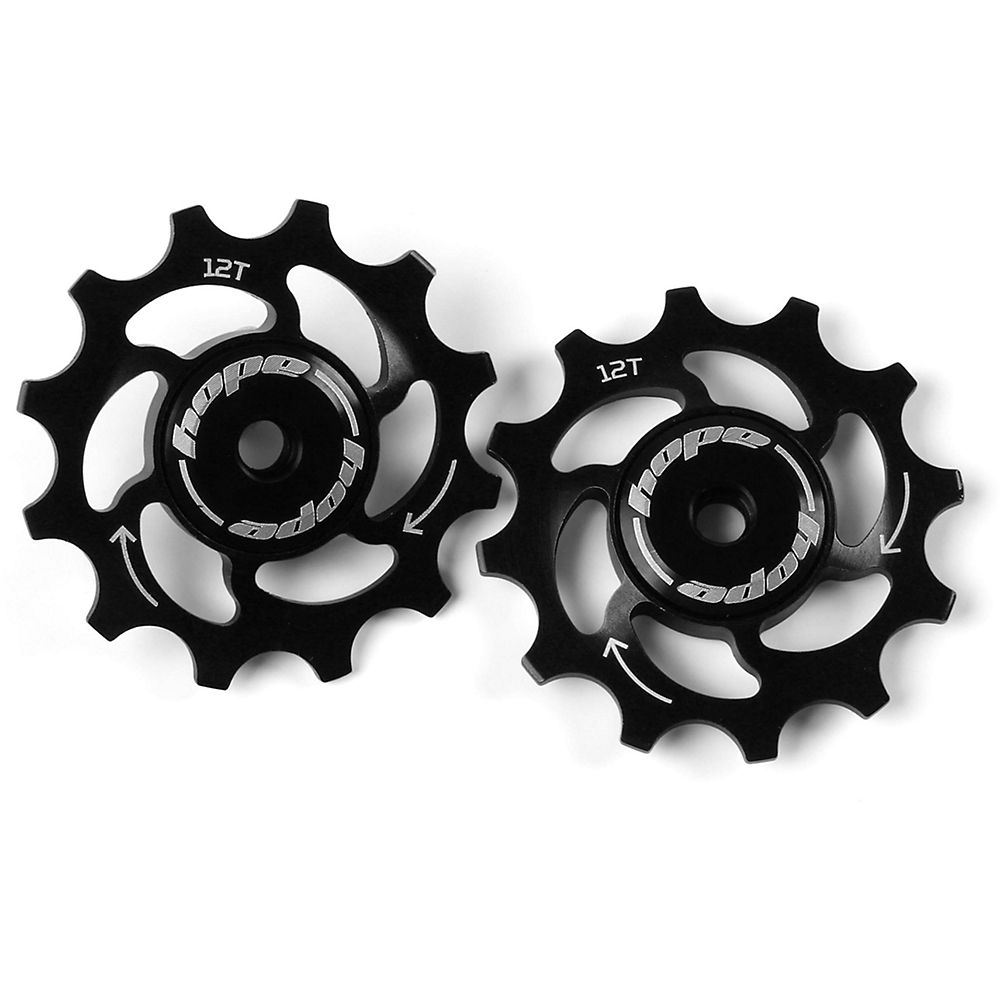 Hope 12 Tooth Jockey Wheels - Noir, Noir