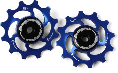 Hope 12 Tooth Jockey Wheels - Blue, Blue