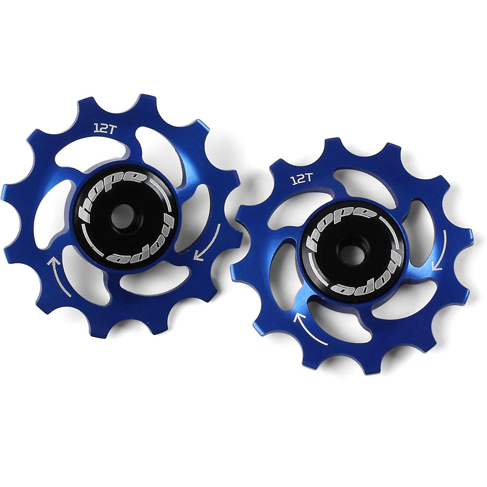 Hope 12 Tooth Jockey Wheels - Bleu, Bleu