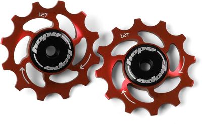 Hope 12 Tooth Jockey Wheels - Red, Red