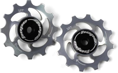 Hope 12 Tooth Jockey Wheels - Silver, Silver