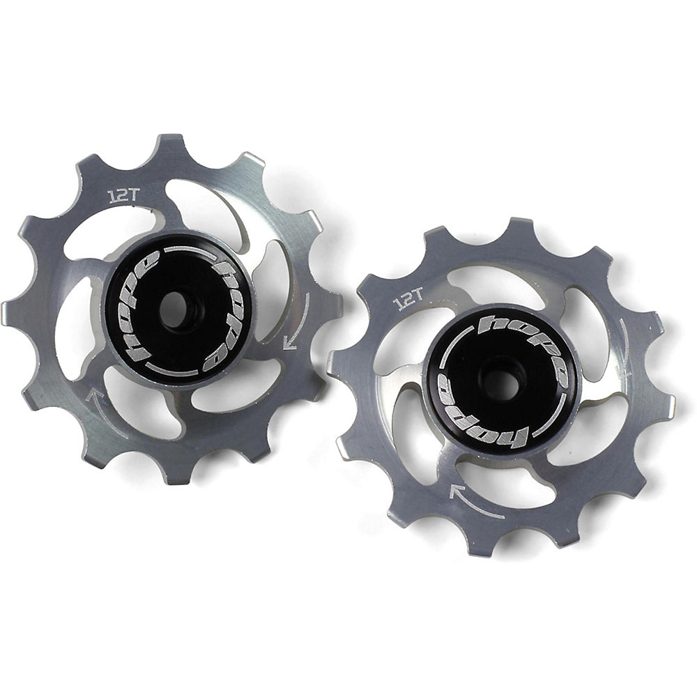 Hope 12 Tooth Jockey Wheels - Argent, Argent