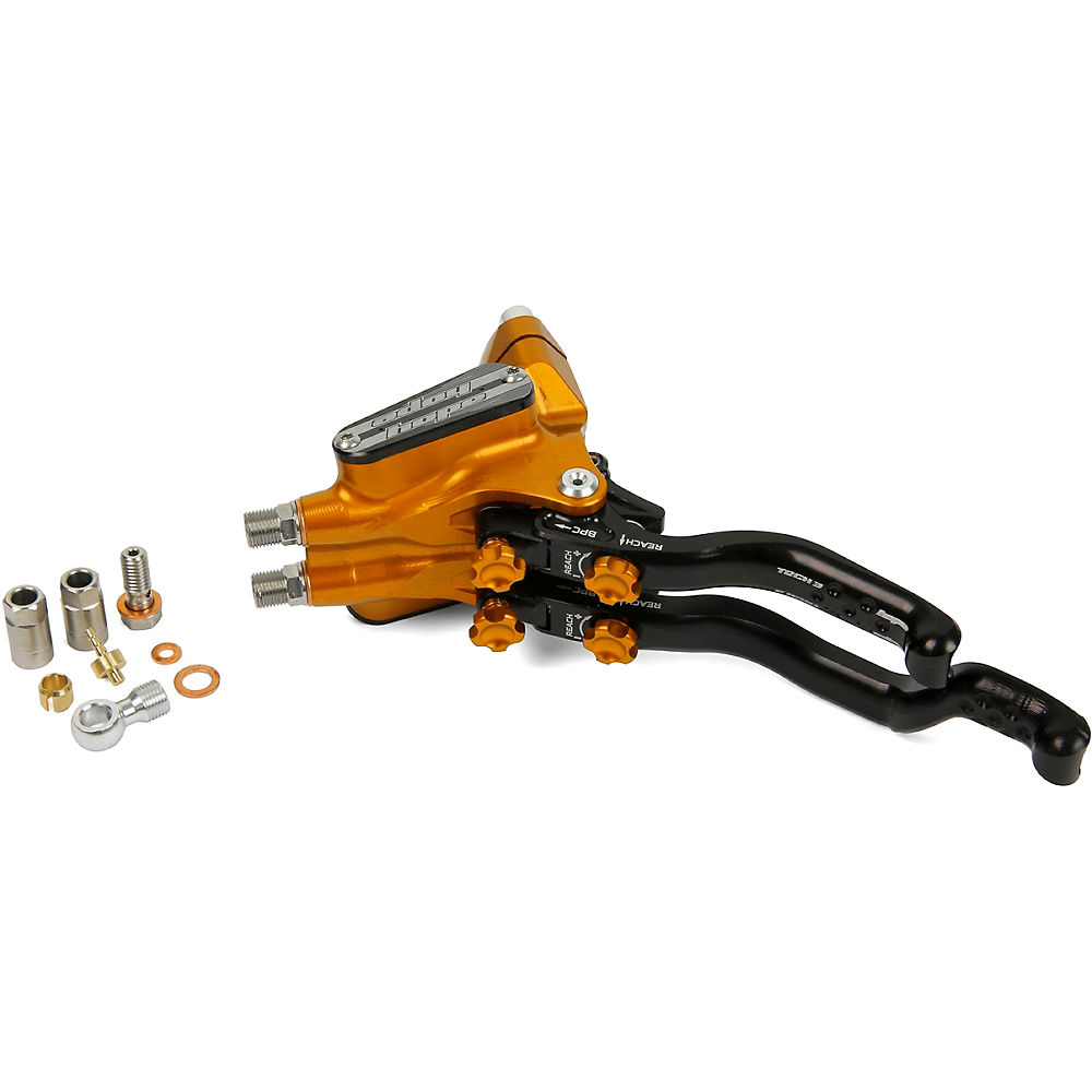 Hope DUO Disc Brake Master Cylinder Complete - Orange - Right Hand, Orange