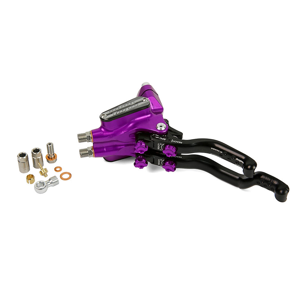 Hope DUO Disc Brake Master Cylinder Complete - Violet - Right Hand, Violet