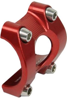Hope XC Stem Front Plate - Rouge - 31.8mm, Rouge