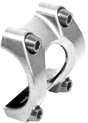 Hope XC Stem Front Plate - Silver - 31.8mm}, Silver