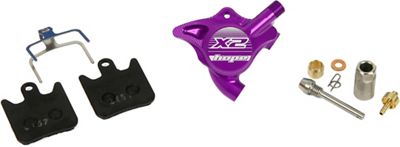 Hope X2 FM Disc Brake Caliper Complete - Violet, Violet