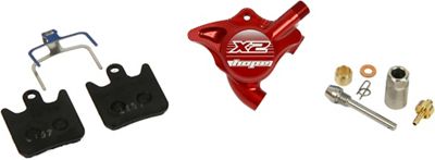 Hope X2 FM Disc Brake Caliper Complete - Rouge, Rouge