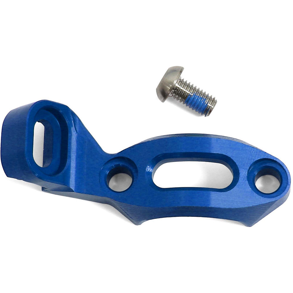 Hope Tech 3 DUO Disc Brake Shifter Mount - Bleu - Left Hand, Bleu