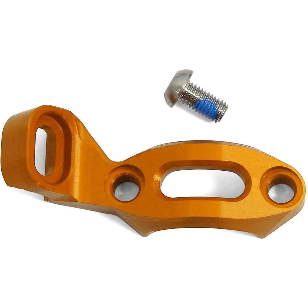 Hope Tech 3 DUO Disc Brake Shifter Mount - Orange - Left Hand, Orange