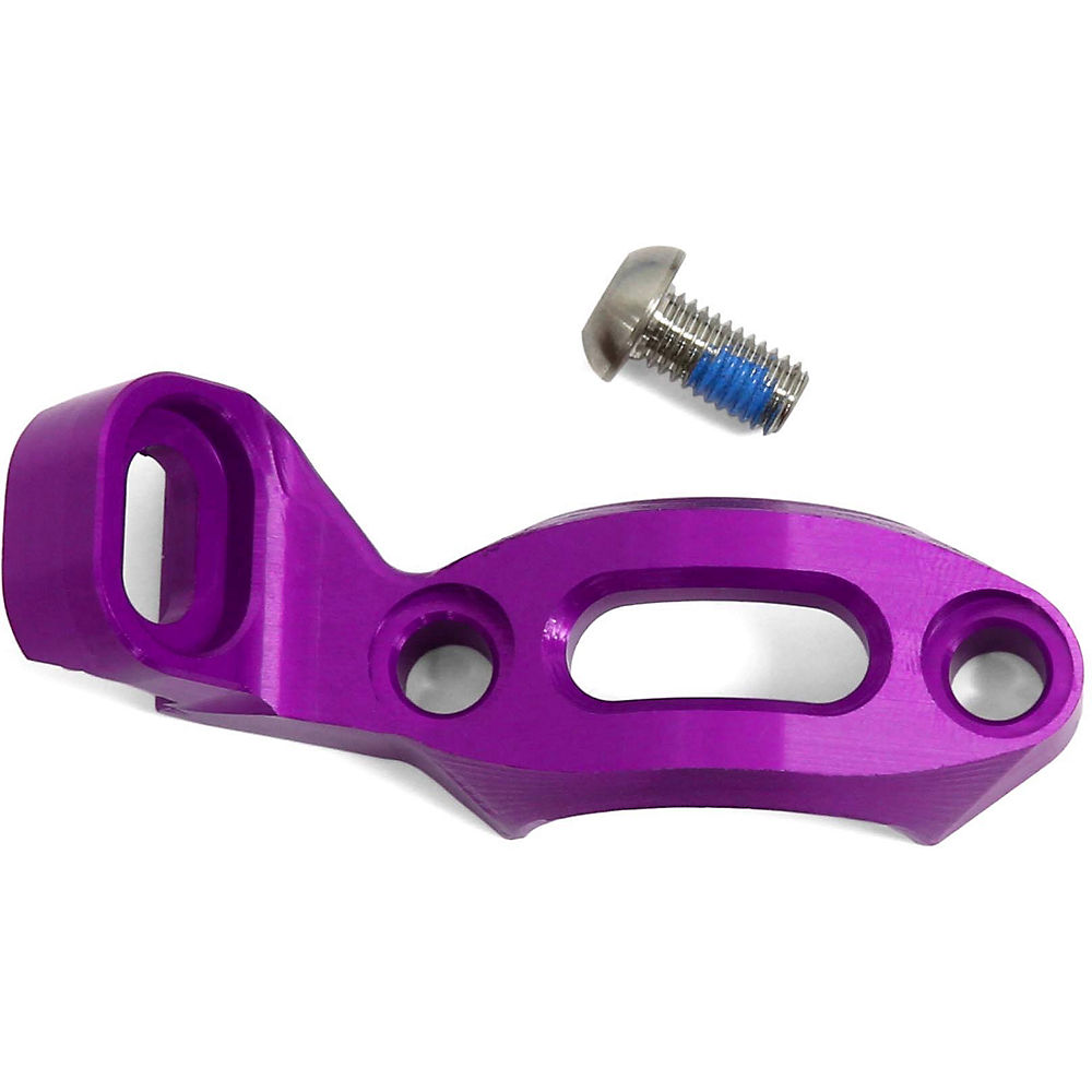 Hope Tech 3 DUO Disc Brake Shifter Mount - Violet - Left Hand, Violet