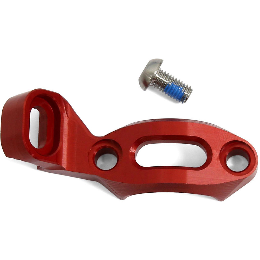 Hope Tech 3 DUO Disc Brake Shifter Mount - Rouge - Left Hand, Rouge