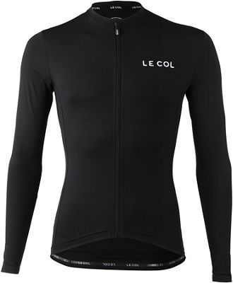 LE COL Pro Long Sleeve Jersey - Black - M}, Black